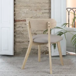 Banak Sillas De Madera^Perseo Natural Topo