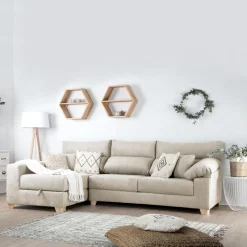 Banak Sofás Con Chaise Longue^Shambala Beige