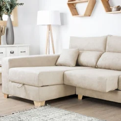 Banak Sofás Con Chaise Longue^Shambala Beige