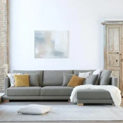 Banak Sofás Con Chaise Longue^Sibay Gris