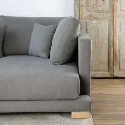Banak Sofás Con Chaise Longue^Sibay Gris