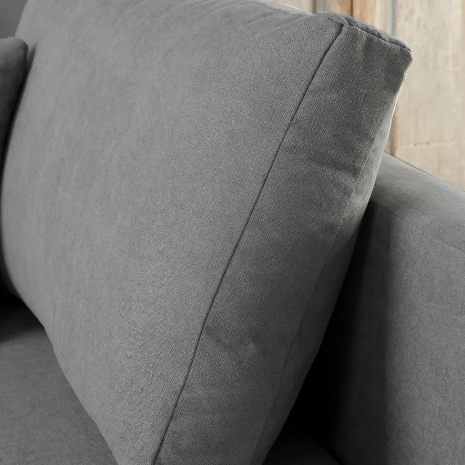 Banak Sofás Con Chaise Longue^Sibay Gris