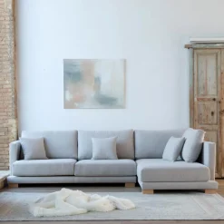 Banak Sofás Con Chaise Longue^Sibay Beige