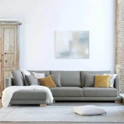 Banak Sofás Con Chaise Longue^Sibay Gris