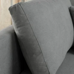Banak Sofás Con Chaise Longue^Sibay Gris