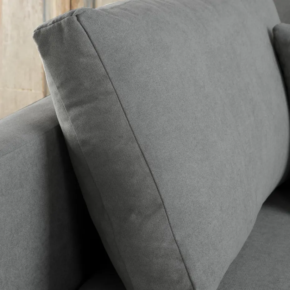 Banak Sofás Con Chaise Longue^Sibay Gris