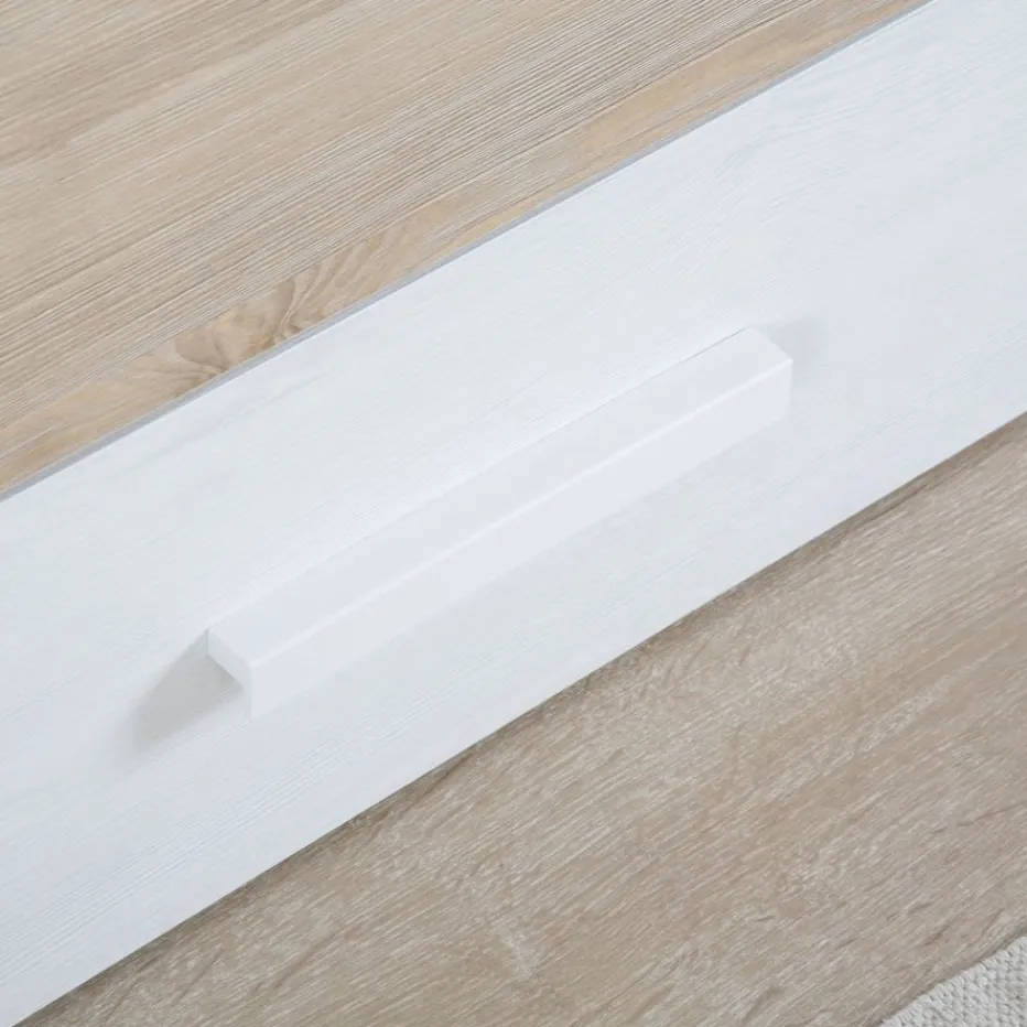 Banak Camas Nido Y Literas^Teo Natural/Blanco Noruega