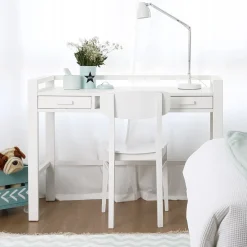 Banak Mesas De Escritorio Y Estudio^Tribeca Blanco