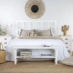Banak Cabeceros De Madera^Tribeca Blanco