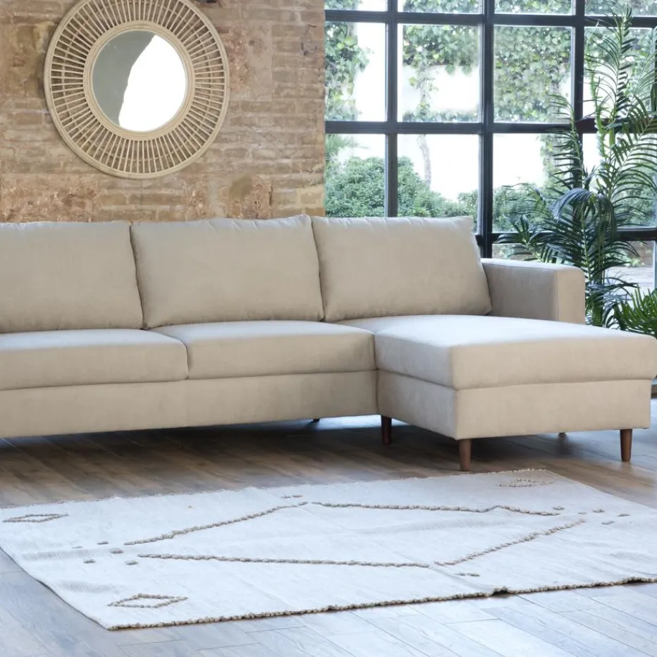 Banak Sofás Con Chaise Longue^Vinson Beige