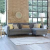 Banak Sofás Con Chaise Longue^Vinson Gris