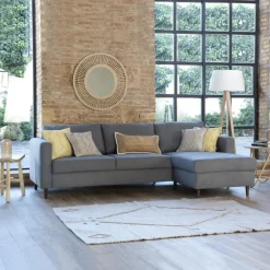 Banak Sofás Con Chaise Longue^Vinson Gris
