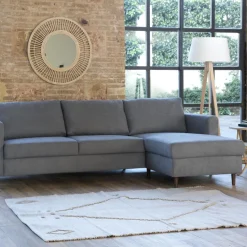 Banak Sofás Con Chaise Longue^Vinson Gris