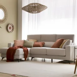 Banak Sofás Con Chaise Longue^Yoko Color Tejido Personalizable