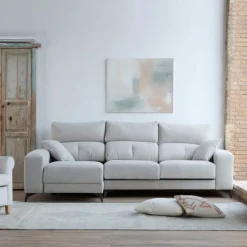 Banak Sofás Con Chaise Longue^Zent Beige