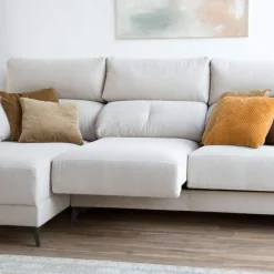 Banak Sofás Con Chaise Longue^Zent Beige