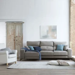 Banak Sofás Con Chaise Longue^Zent Beige